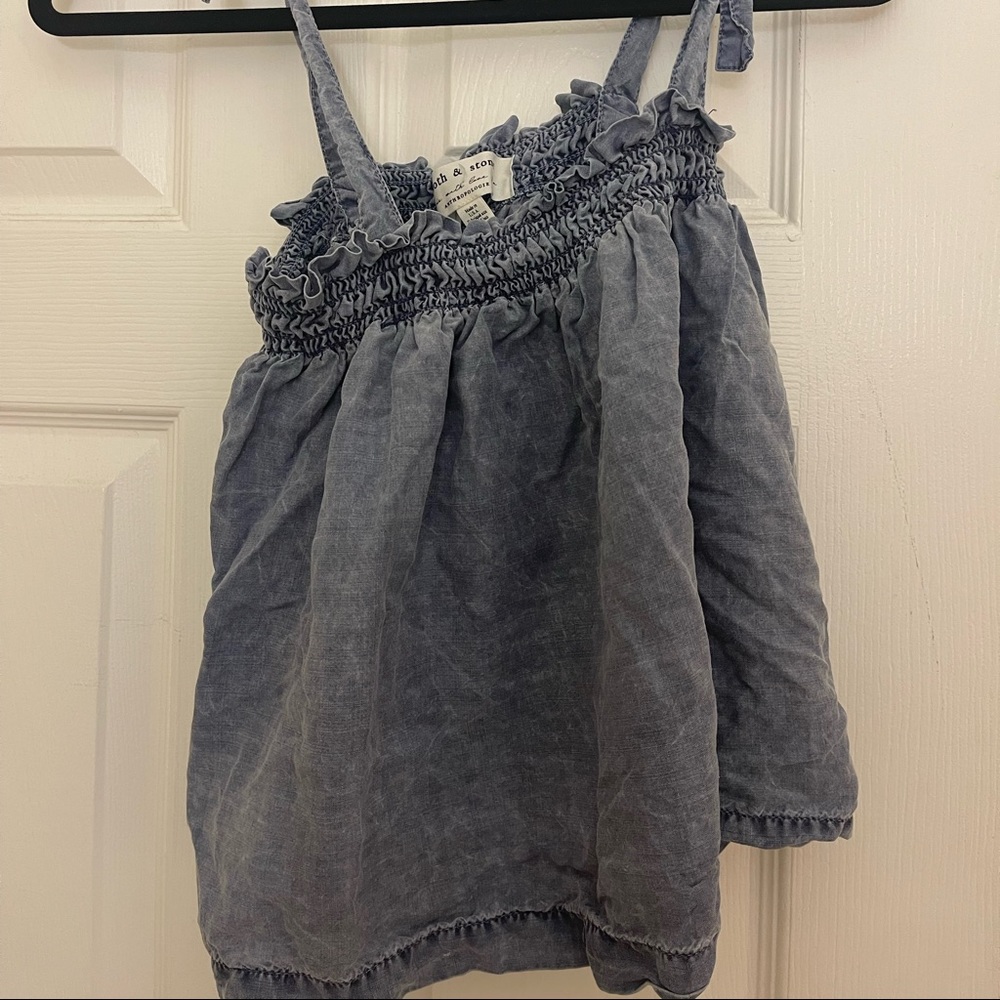 Cloth and stone tank top
